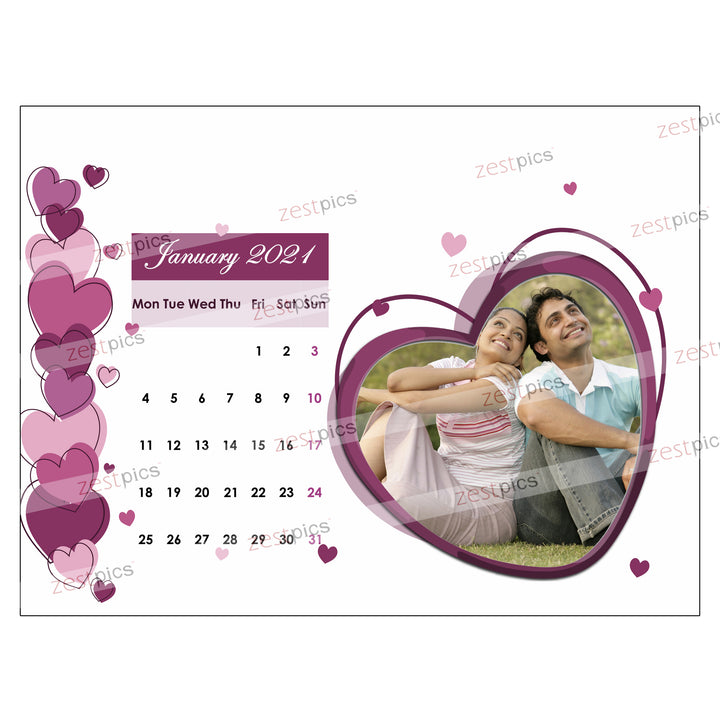 Personalised Calendar | Make a Calendar Online for 2021 | Zestpics