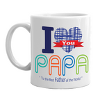 I Love You Papa Mug