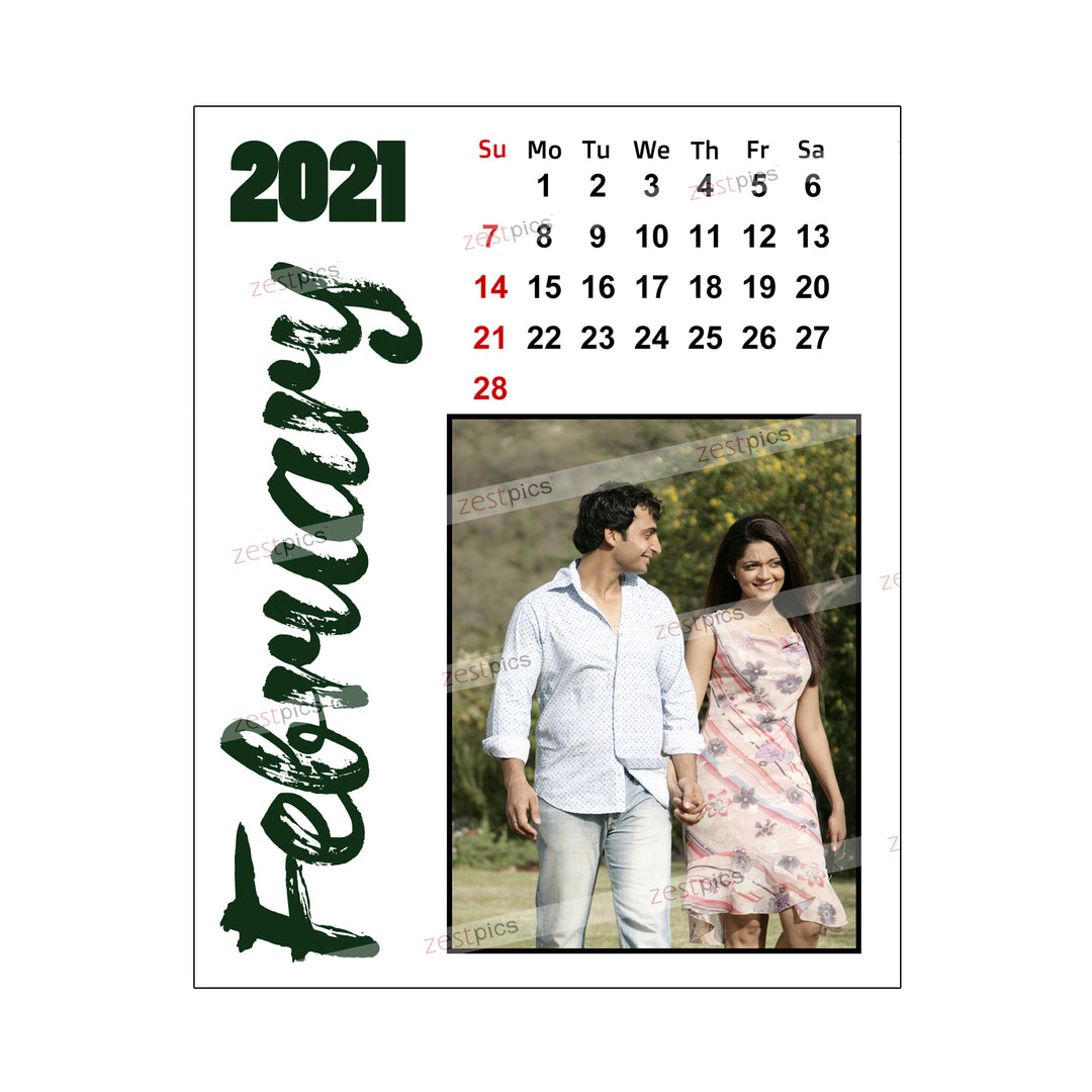 LED Photo Calendar 2021 - Personalized Photo Calendar Printing Online at Zestpics