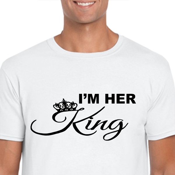 I'm her King T-Shirt | Personalized T-Shirts | Zestpics