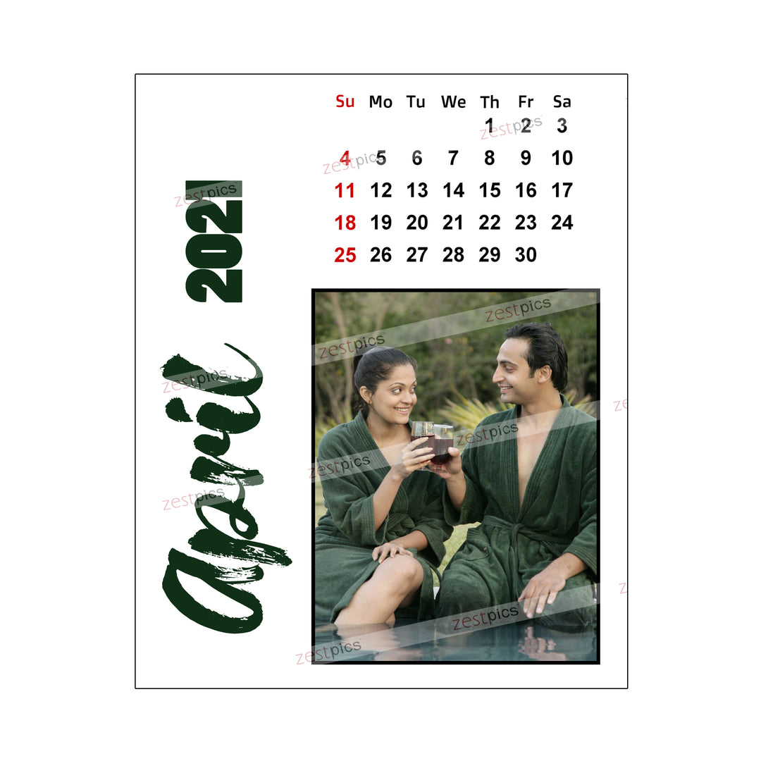 LED Photo Calendar 2021 - Personalized Photo Calendar Printing Online at Zestpics