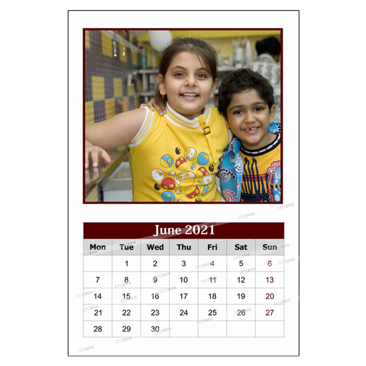 Personalized Photo Wall Calendars 2021 & Custom Calendar | Zestpics