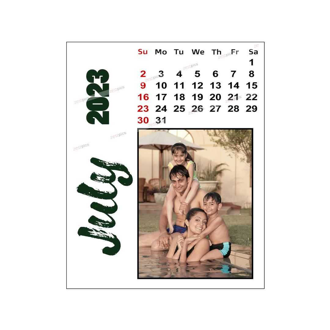 LED Photo Calendar 2023 - Personalized Photo Calendar Printing Online at Zestpics