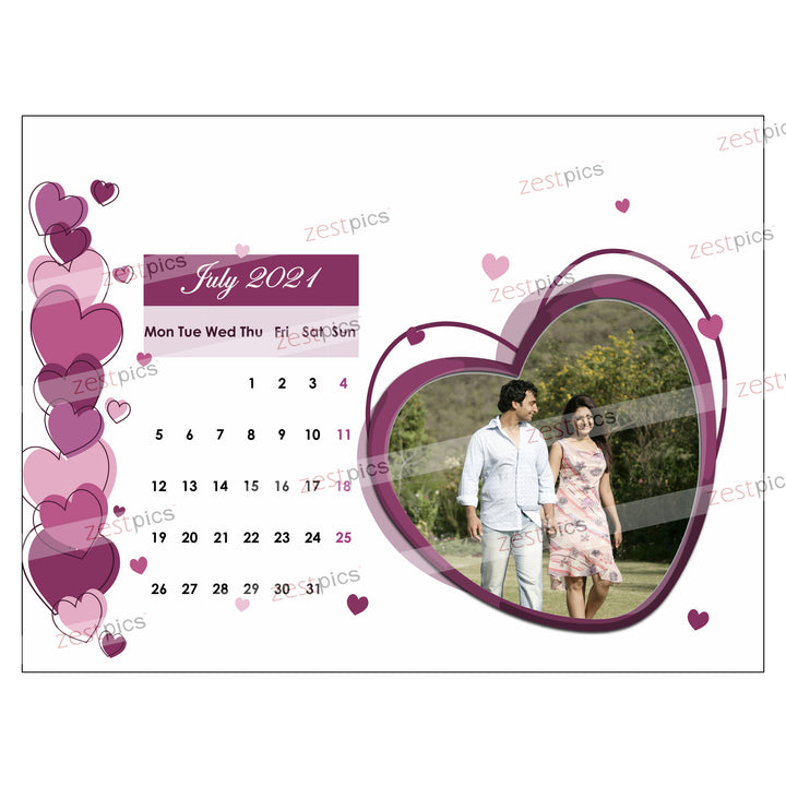 Personalised Calendar | Make a Calendar Online for 2021 | Zestpics
