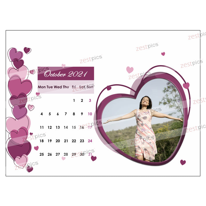 Personalised Calendar | Make a Calendar Online for 2021 | Zestpics