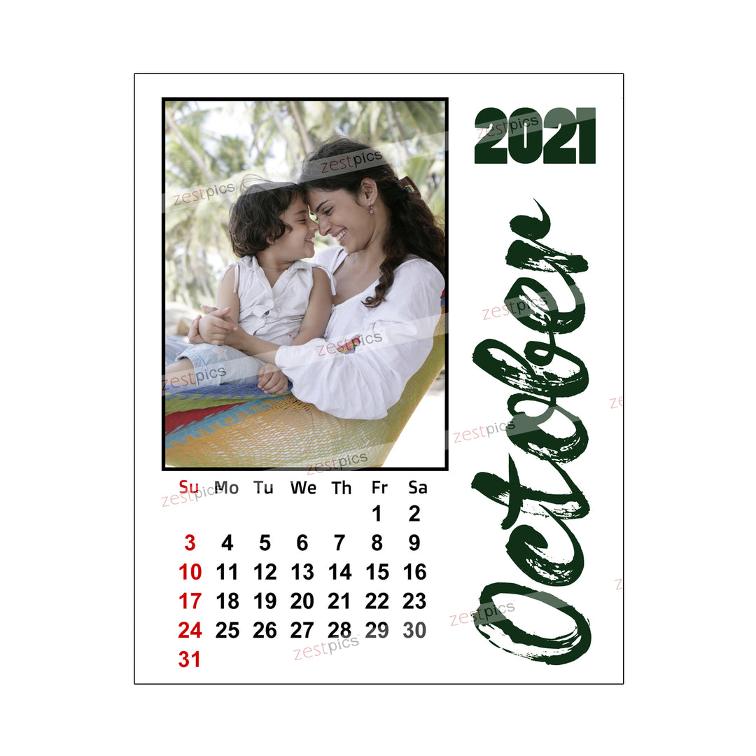 LED Photo Calendar 2021 - Personalized Photo Calendar Printing Online at Zestpics