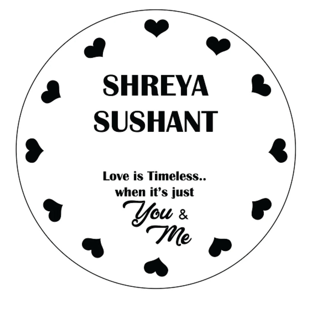 Photo Clocks | Photo Wall Clocks | Round Engraved Wall Clock |Zestpics