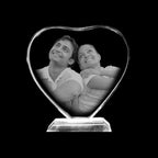 Buy Valentine's Day Gifts, Personalized Heart Crystals, Crystal Gifts, Zestpics, Hyderabad, India