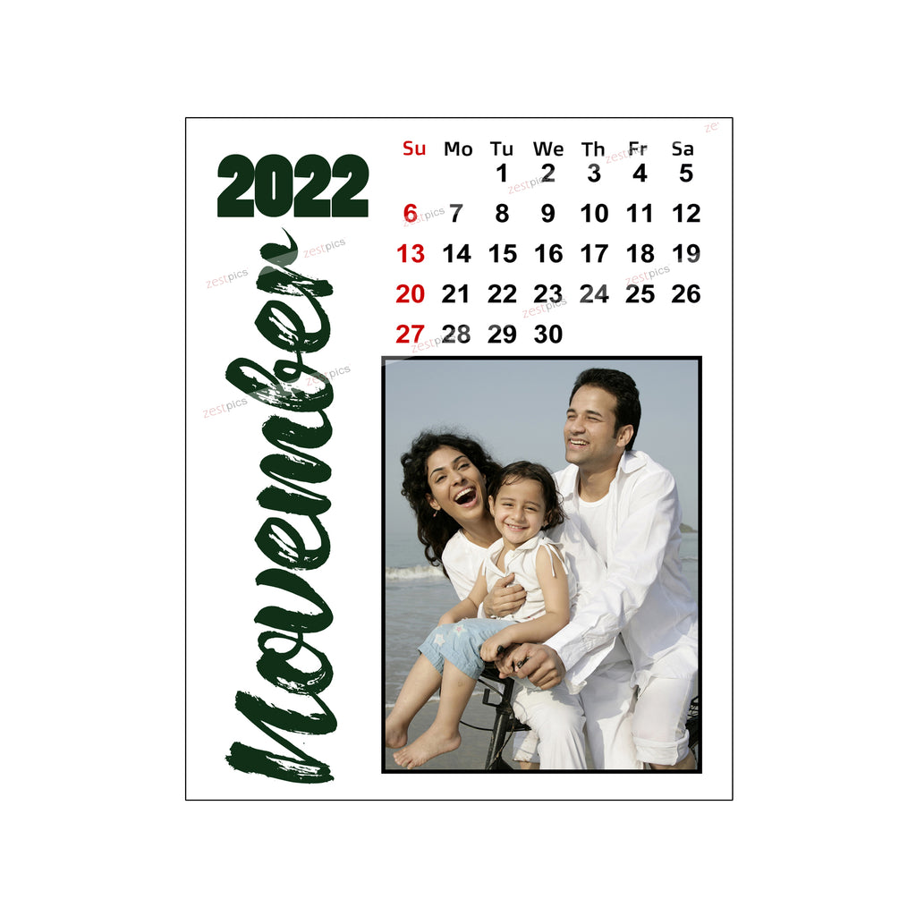 LED Photo Calendar 2022 - Personalized Photo Calendar Printing Online at Zestpics