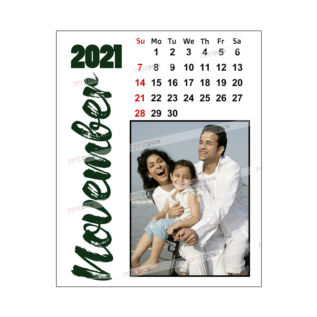 LED Photo Calendar 2021 - Personalized Photo Calendar Printing Online at Zestpics