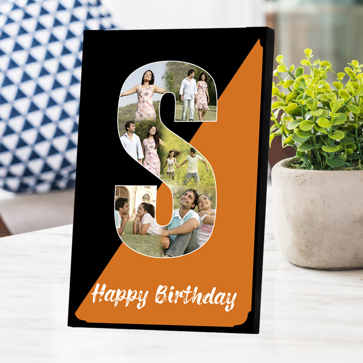 Alphabet Photo Frame | Anniversary Gifts | Birthday Gifts | Zestpics