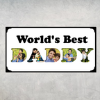 World's Best Daddy Photo Frame-standard frames-Zestpics