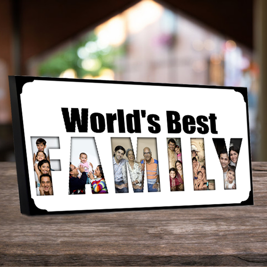 Buy World's Best Family Photo Frame, Best Family Photo Frames Online at Zestpics, India