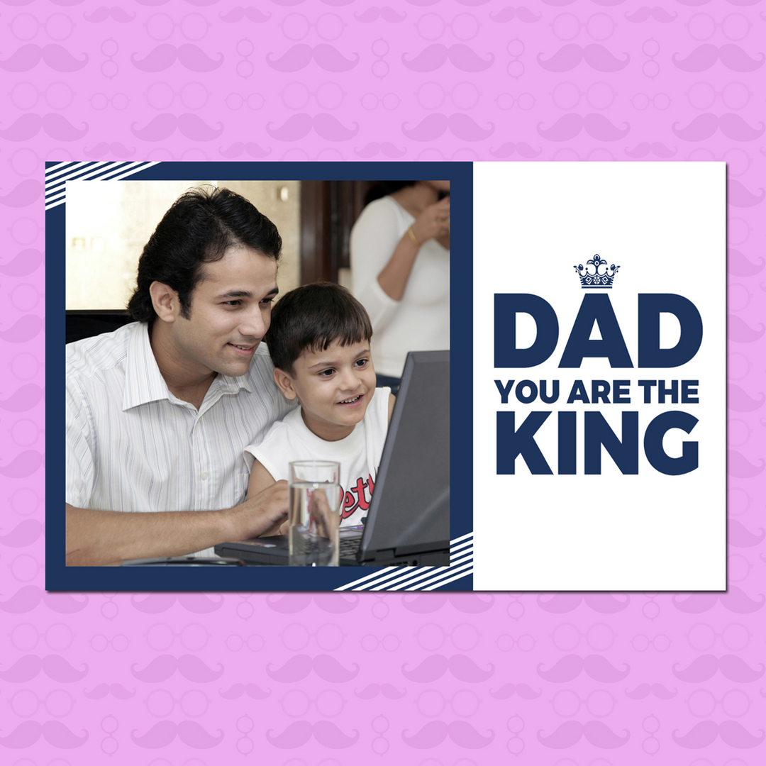 Birthday Gift for Dad | Father's Day Gifts | Dad you are the King Magnet