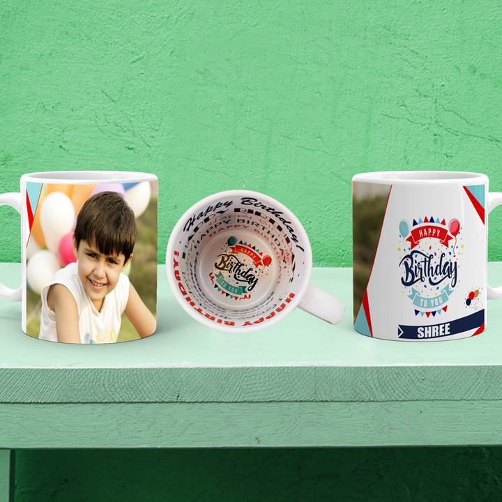 Happy Birthday Motto Mug | Birthday Mugs with Photos | Zestpics