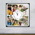 Personalised Photo Clock | 12 Photos Table Clock | Photo Clocks | Zestpics
