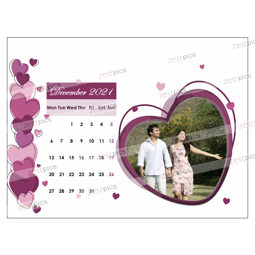 Personalised Calendar | Make a Calendar Online for 2021 | Zestpics