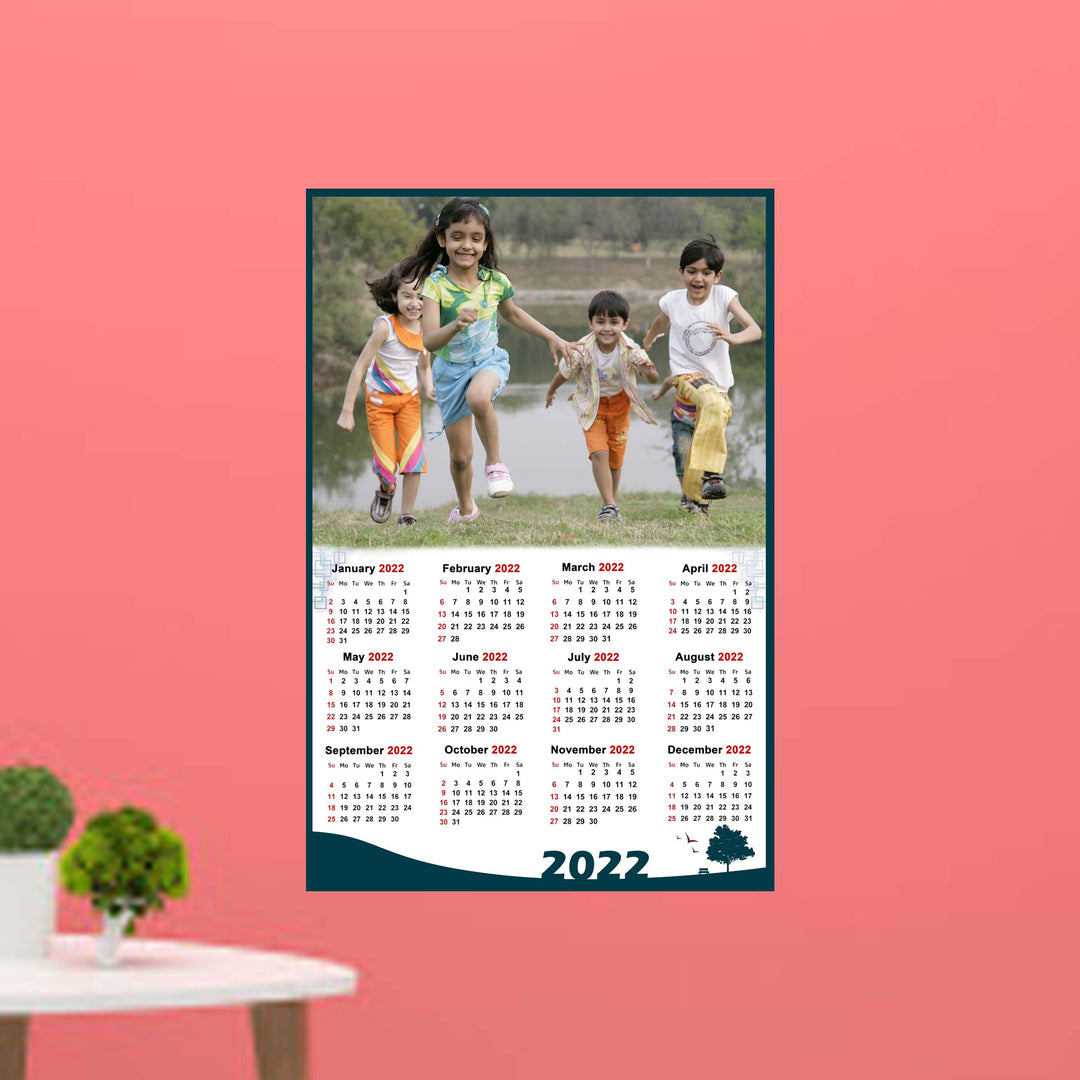 2022 Personalized yearly calendar, Custom calendars online, Photo calendars online in India