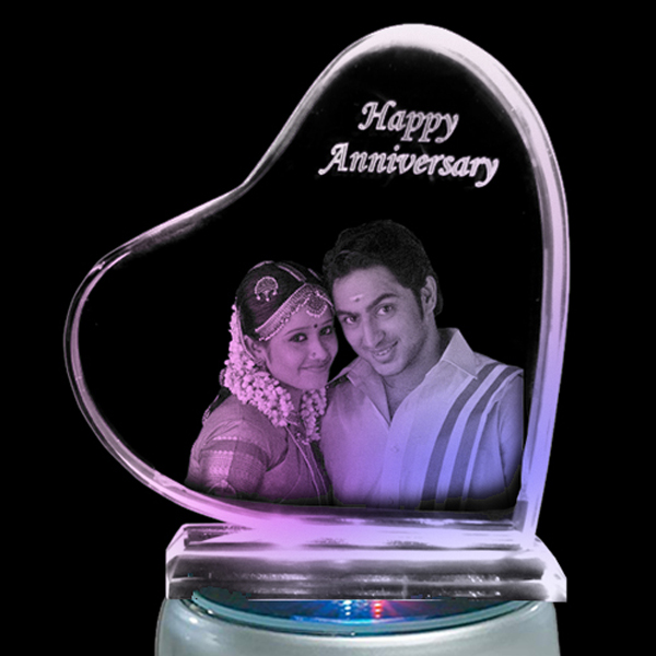 Buy Zestpics crystals, Personalized photo laser engraved crystals for anniversary, wedding gifts online at low prices with best quality in India. 3D crystal photo gifts in Hyderabad, 3D images of love hearts, 3D heart images, 3D engraved crystal gifts, 3d photo heart crystal, unique personalized gifts India, 3D laser engraving 