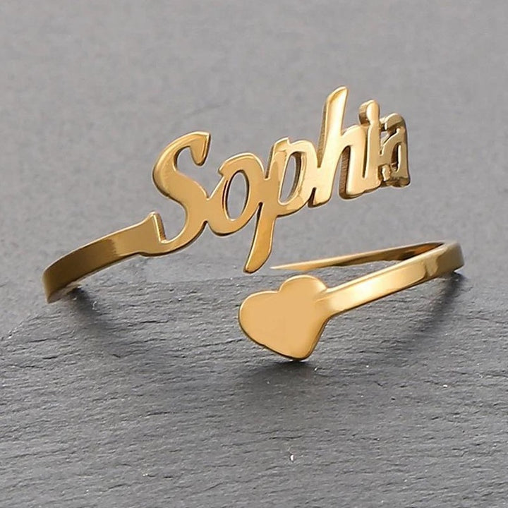 Name Ring, Buy/ Send Personalized Name Rings online in India |Zestpics