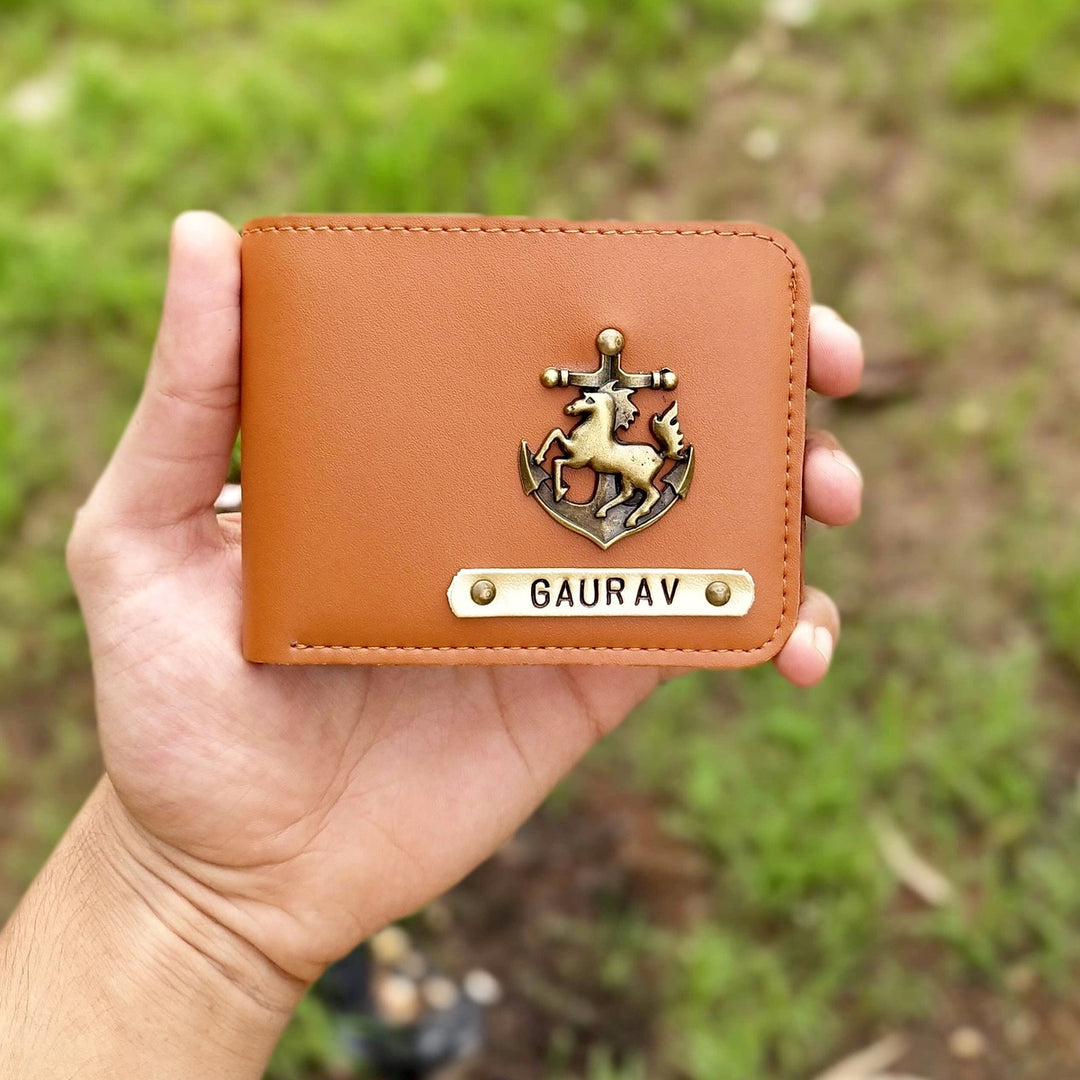 Custom Wallets for Men, Personalised Mens Wallet with Charm | Zestpics
