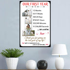 1st Anniversary Gift for Husband, 1st Wedding Anniversary, Anniversary Gifts | Zestpics