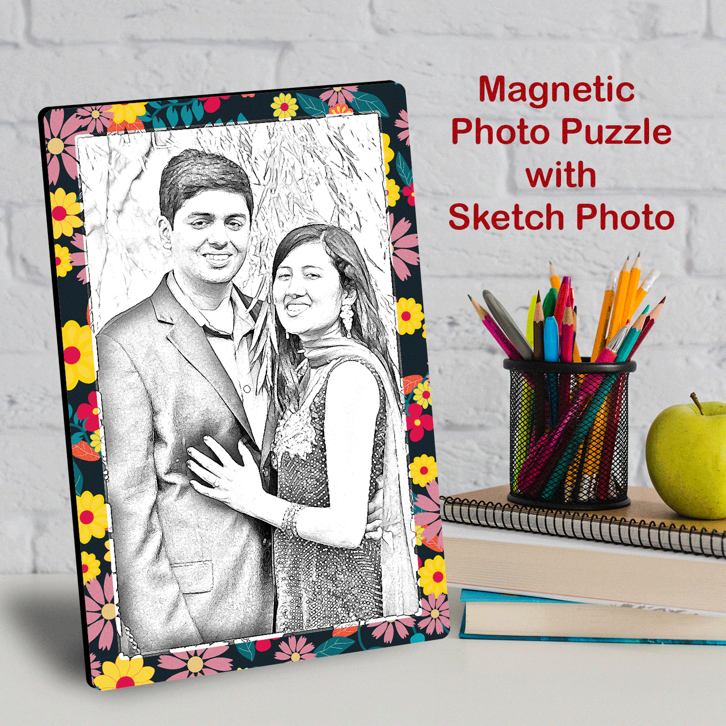 Buy/ Send Customized Photo Puzzle Frame online IndiaZestpics