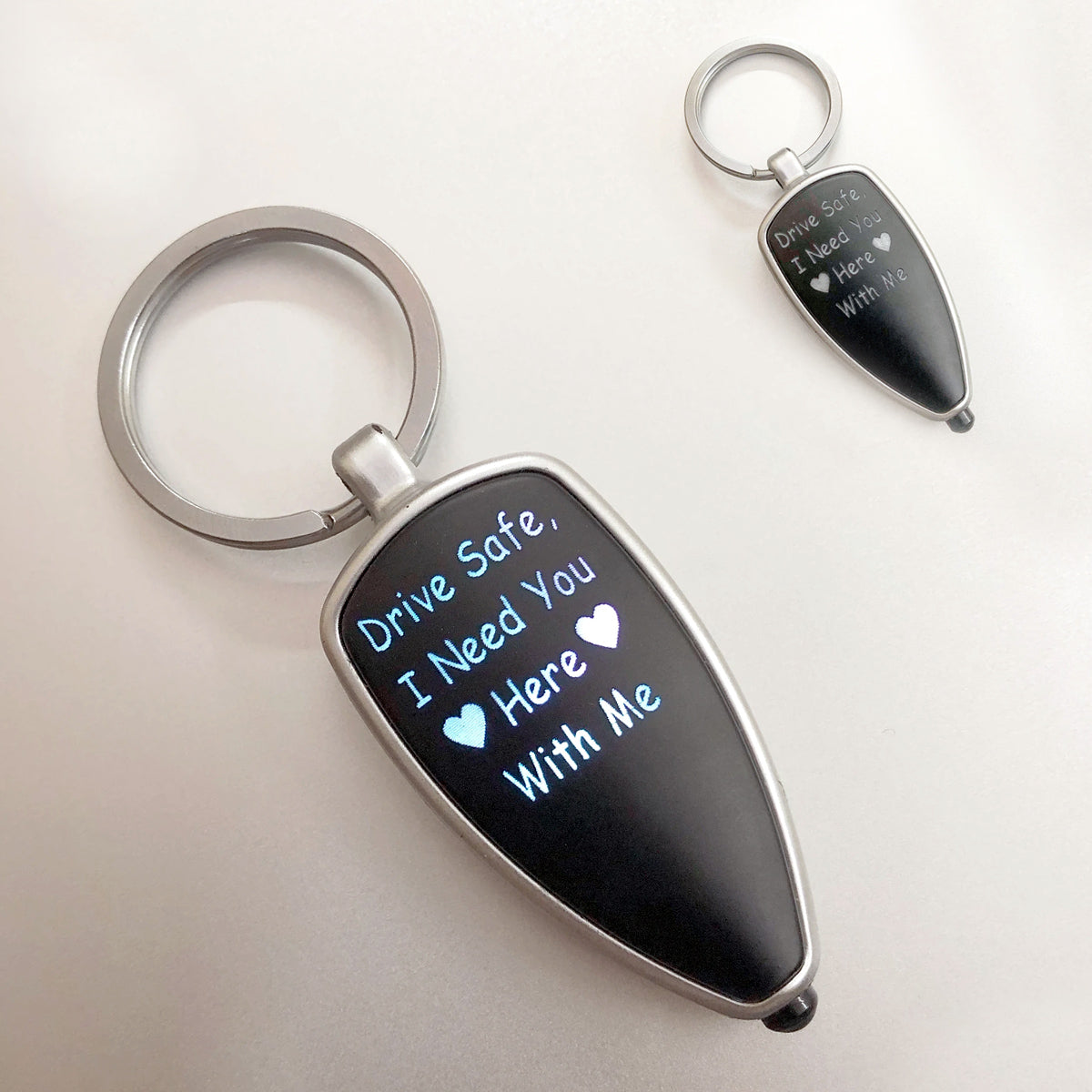 Drive Safe Led Light Keychain