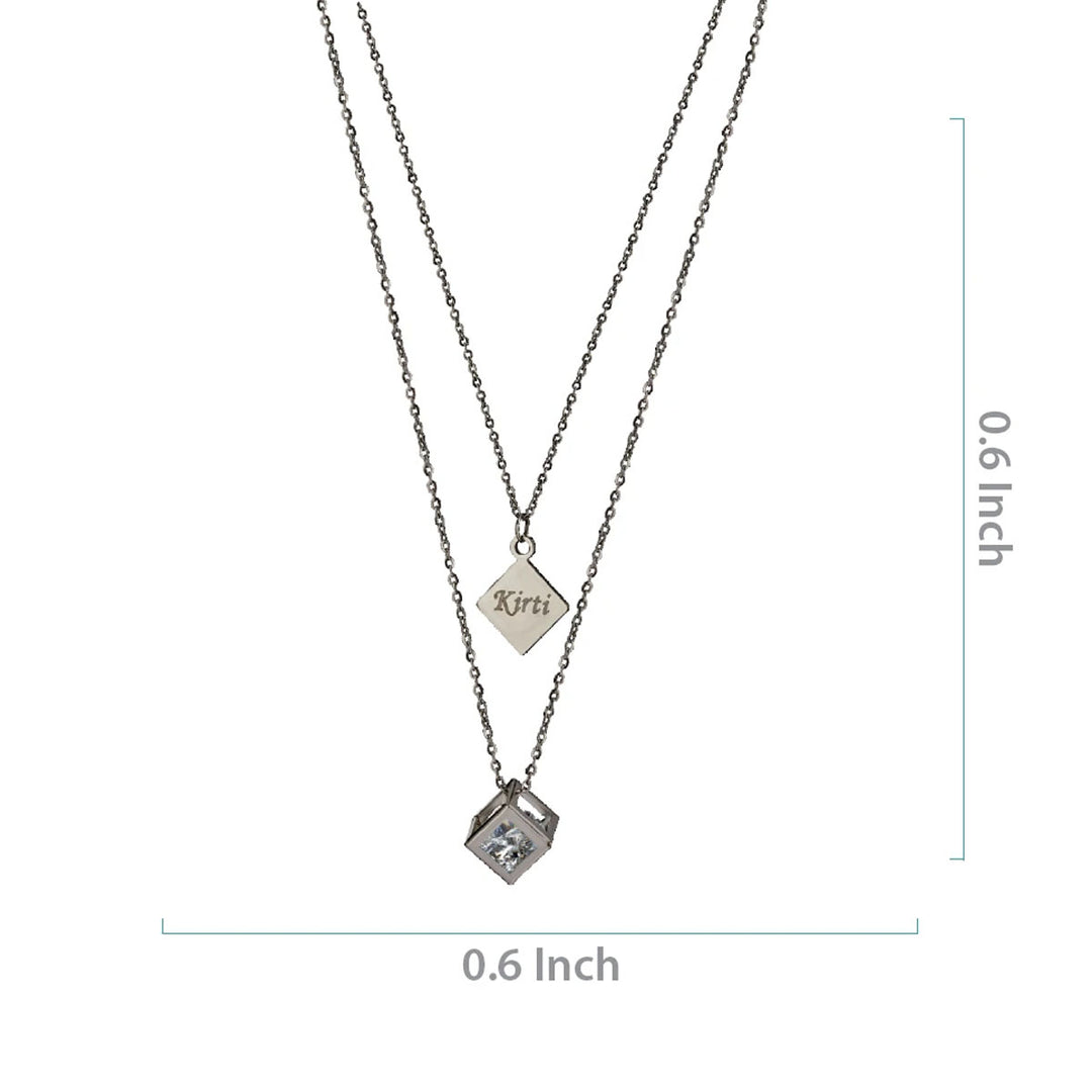 Name Pendant |Buy Customized Jewelry/Necklace Online India at Zestpics
