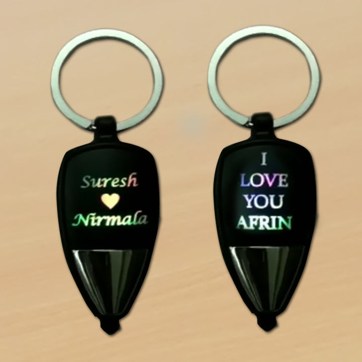 Buy Keychain with LED Light | Led Keychain online in India at Zestpics