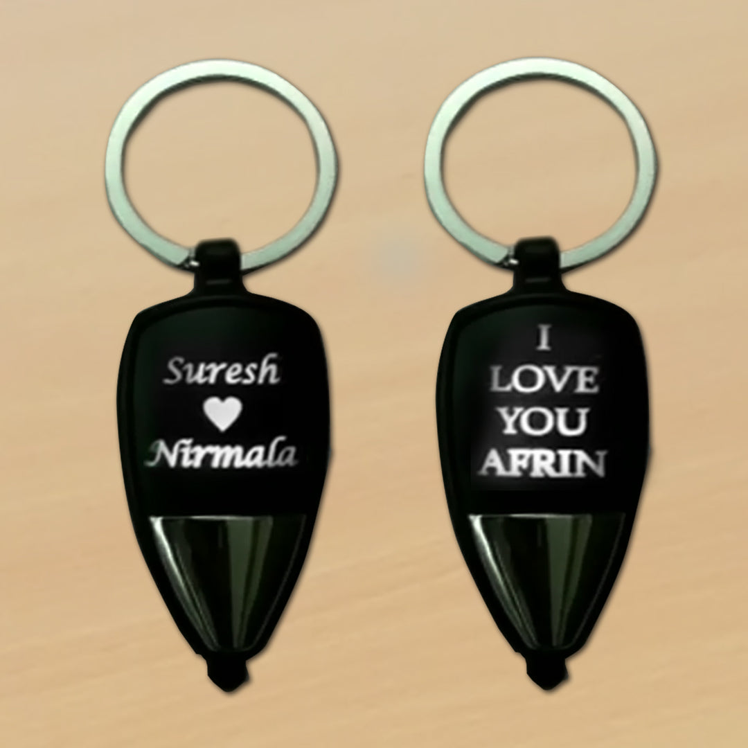 Buy Keychain with LED Light | Led Keychain online in India at Zestpics