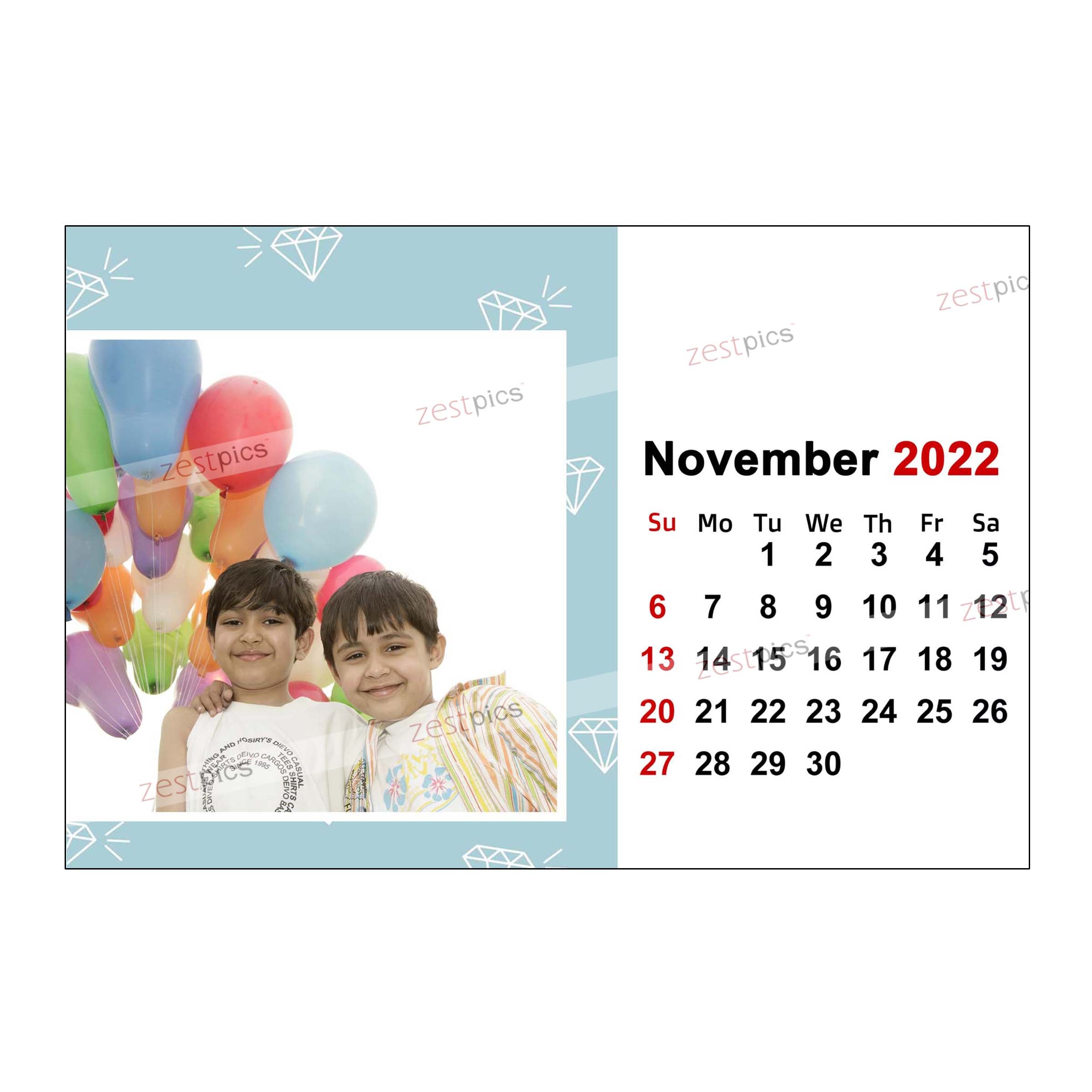 Photo Calendars | 2022 Custom Photo Calendars | Zestpics