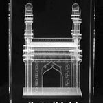 Hyderabad Charminar 3D Crystal Memento