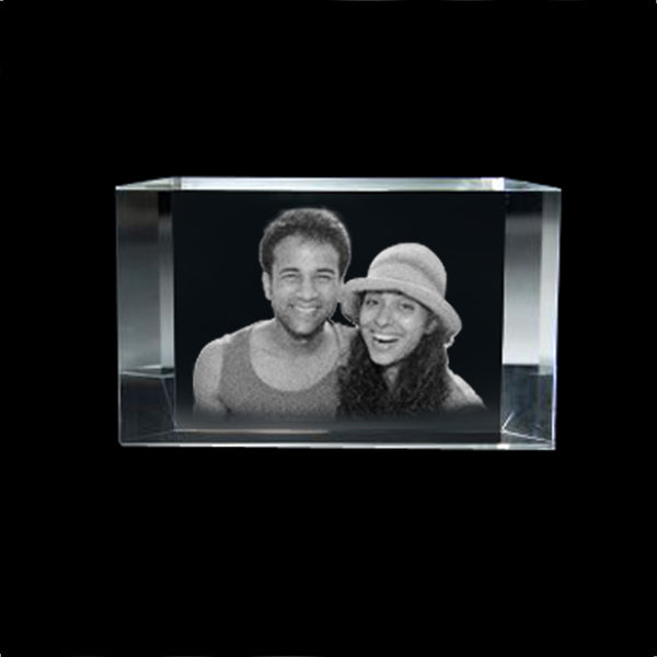 Get your chosen picture laser etched into a crystal for a truly unique and personalised anniversary, wedding, farewell or birthday gift. Choose a 2D photo crystal gift that's perfect for you or a loved one from our range of keyrings, photo cubes, crystal frames and more. Customized Photo Crystals with your Photo Laser Engraved in it.
