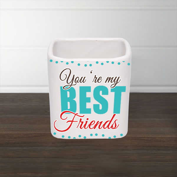 You can customize these mugs with your names, pictures or messages and can also choose the style of mug.