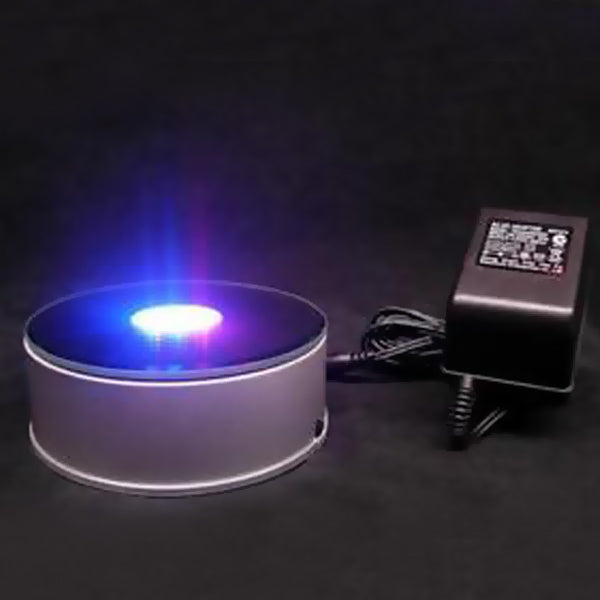 Led Rotating Light Base, Multi Colored LED Light Base for Photo Crystals