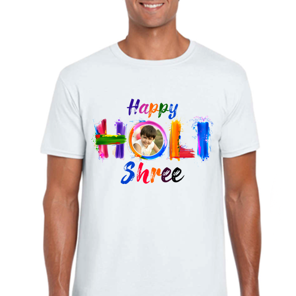 Holi t shirt print sales