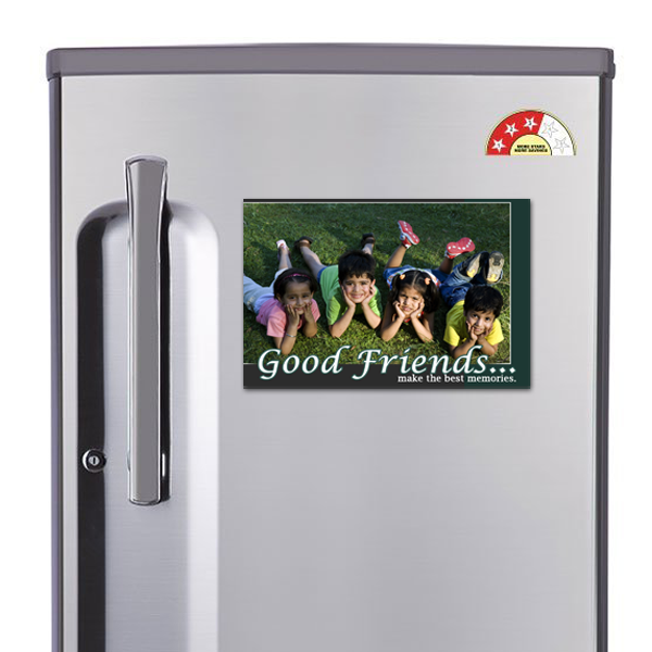 Buy/ Send Persoanlised Photo Good Friends Magnet Gifts Online in India