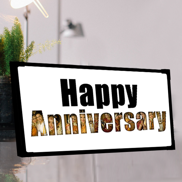 Buy/ Send Personalized Happy Anniversary Photo Frame online in India | Zestpics