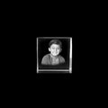 6x6x6 Square 2D Crystal, Photo Crystals, Laser Engraved Crystal Photo Gifts