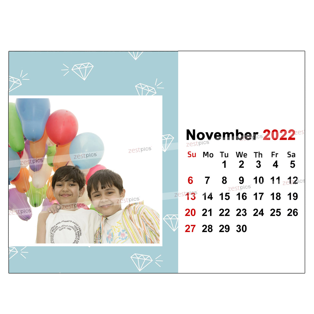 Buy/ Send Personalised Photo Calendars 2022 Online & Custom Calendar | Zestpics