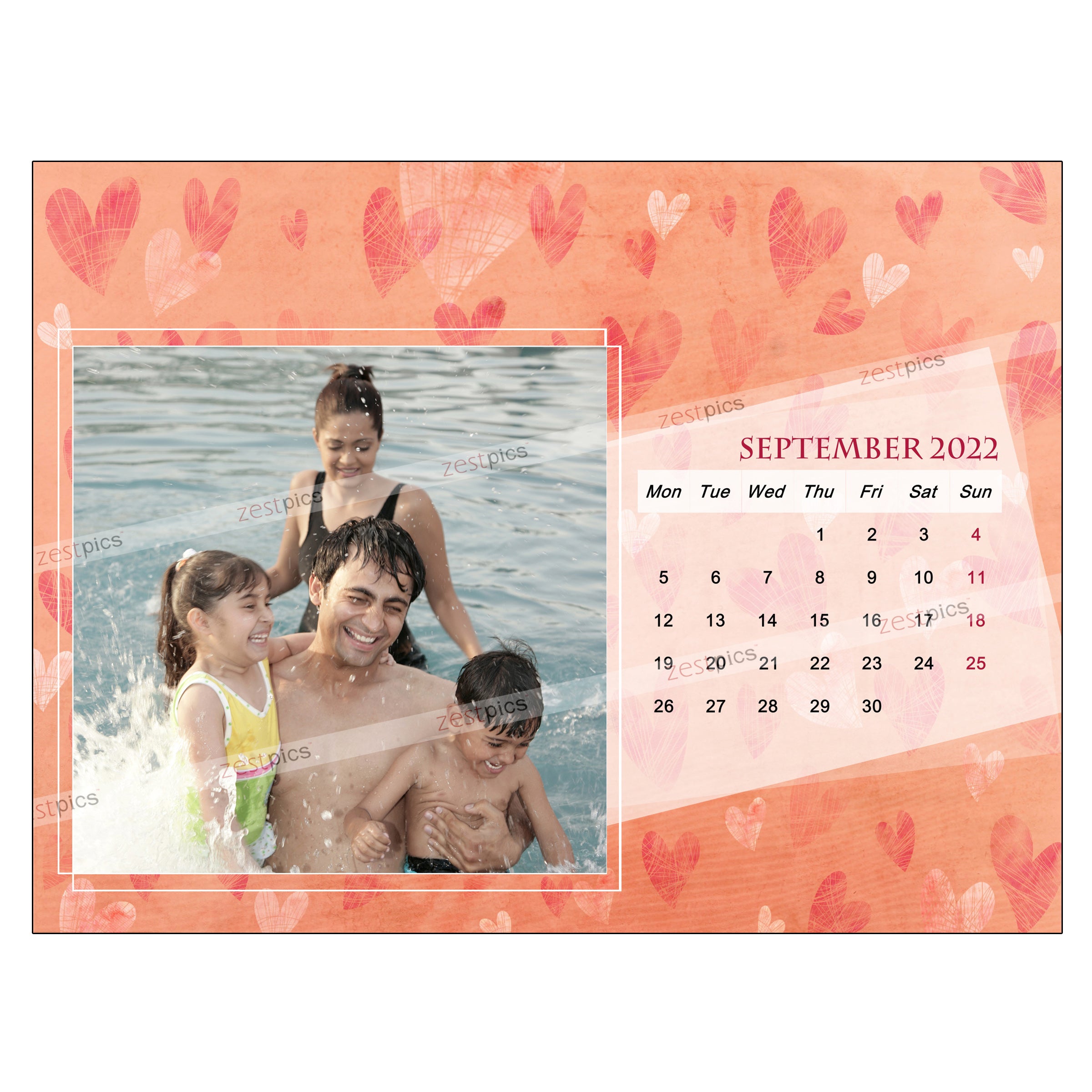 2022 Picture Calendar - Personalized Photo Calendar Printing Online | Zestpics