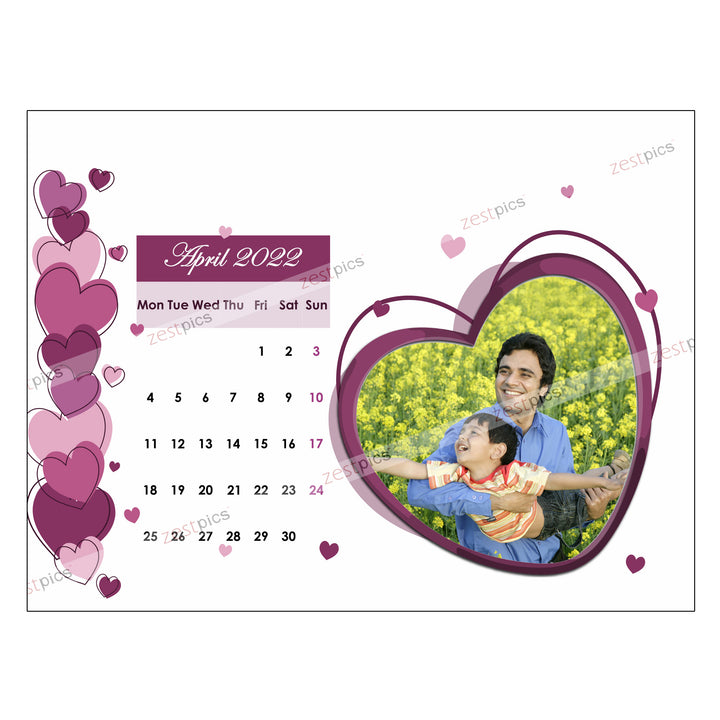 Personalised Calendar | Make a Calendar Online for 2022 | Zestpics