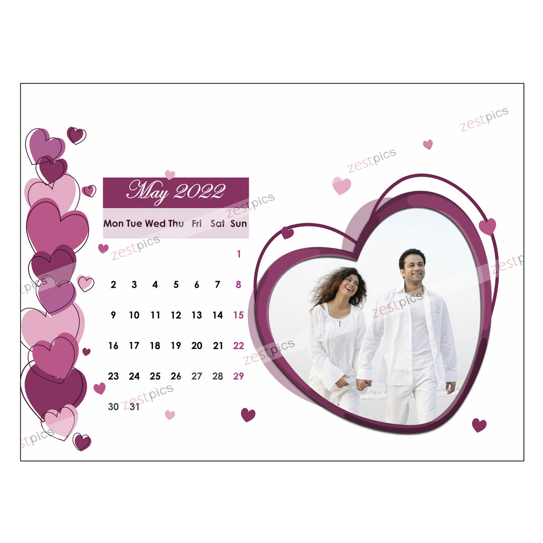 Personalised Calendar | Make a Calendar Online for 2022 | Zestpics