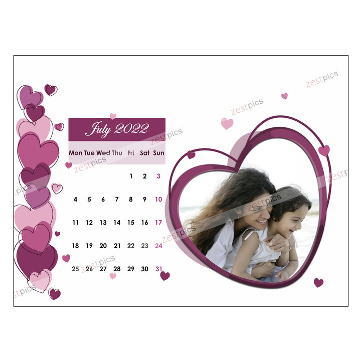 Personalised Calendar | Make a Calendar Online for 2022 | Zestpics