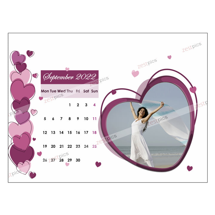 Personalised Calendar | Make a Calendar Online for 2022 | Zestpics