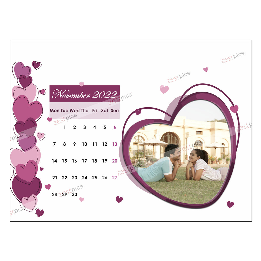 Personalised Calendar | Make a Calendar Online for 2022 | Zestpics