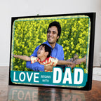Best Gift for Dad | Love Begins with Dad Photo Frame | Zestpics