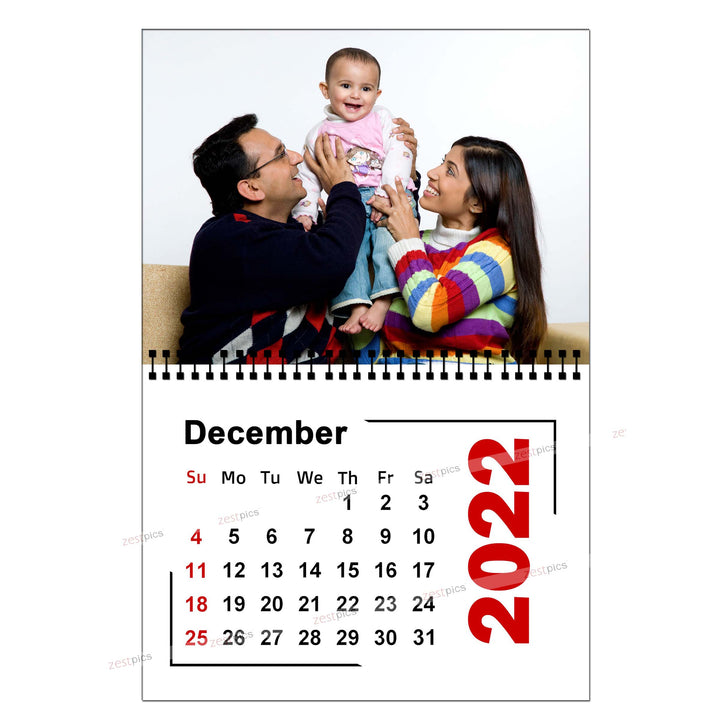 Buy & Send Personalized Photo Wall Calendars 2022 online in India at Zestpics