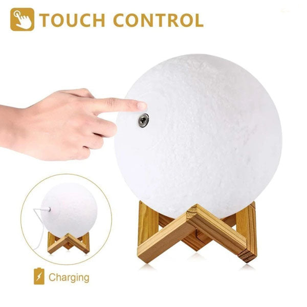 Personalised Moon Lamp | Personalised Couple Moonlight Lamp - Zestpics